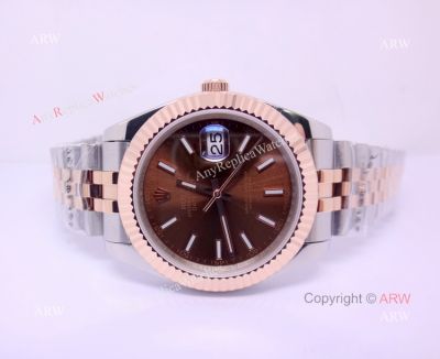 Two Tone Rose Gold Rolex Datejust Jubilee Replica Watch 40mm